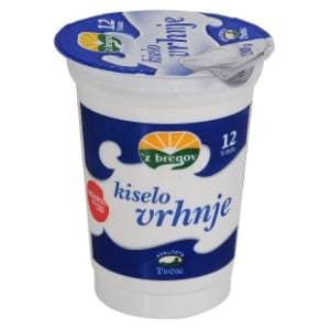 Z BREGOV kiselo vrhnje 12%mm 200g slide slika