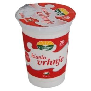 Z BREGOV kiselo vrhnje 20%mm 200g slide slika