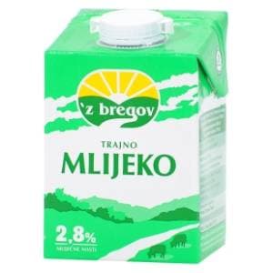 Z BREGOV trajno mlijeko 2,8%mm 0,5l slide slika