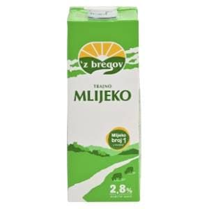 Z BREGOV trajno mlijeko 2,8%mm 1l slide slika