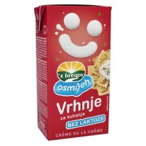 Z BREGOV vrhnje za kuhanje bez laktoze 20%mm 200ml slide slika