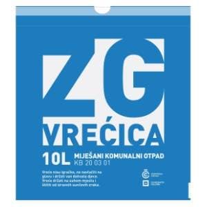 ZG vrećica za miješani komunalni otpad 10l 10kom slide slika