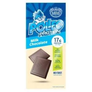 KRAŠ Polleo proteinska mliječna čokolada 80g slide slika