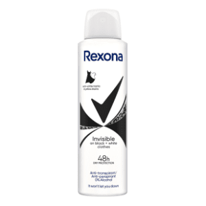 Dezodorans REXONA Invisible black&white 150ml slide slika