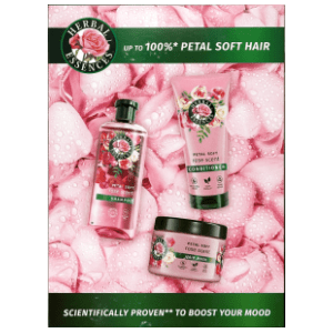 HERBAL ESSENCES set Petal soft (šampon balzam i pakovanje) slide slika