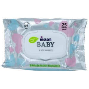 MELEM Baby vlažne maramice 25kom slide slika