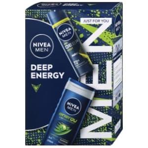 NIVEA MEN set Deep energy (gel za tuširanje i dezodorans) slide slika