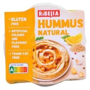 RIBELLA Hummus namaz od slanutka natural 80g slide slika