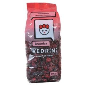 VEDRINI brusnica sušena 500g slide slika