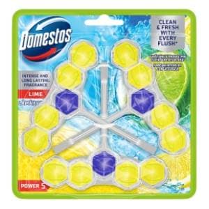 WC osvježivač DOMESTOS power 5 lime 3x55g slide slika