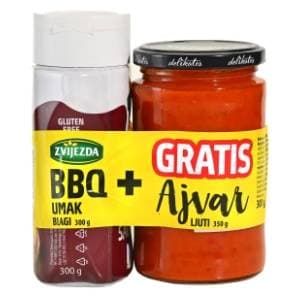 ZVIJEZDA BBQ umak blagi 300g + gratis ajvar ljuti 350g slide slika