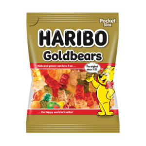 Gumeni bomboni HARIBO Goldbaren 100g slide slika