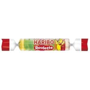 Gumeni bomboni HARIBO Roulette tutti frutti 25g slide slika