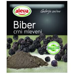 ALEVA Papar crni mljeveni 20g slide slika
