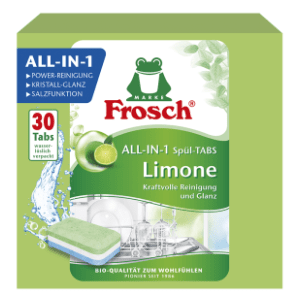 Tablete FROSCH green lemon 30kom slide slika