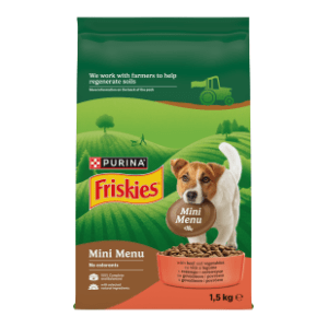 FRISKIES Mini menu govedina i povrće 1,5kg slide slika