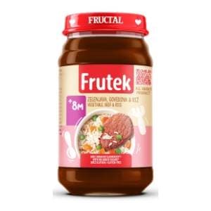 FRUTEK kašica povrće govedina riža 190g slide slika