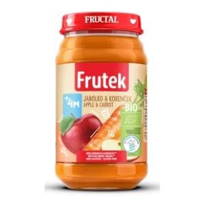 FRUTEK kašica mrkva jabuka 190g slide slika