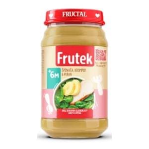 FRUTEK kašica špinat puretina 190g slide slika